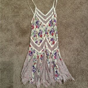 Floral Asymmetrical Dress